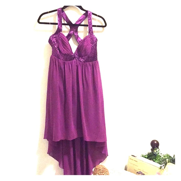 Lipsy Dresses & Skirts - High low purple gown
